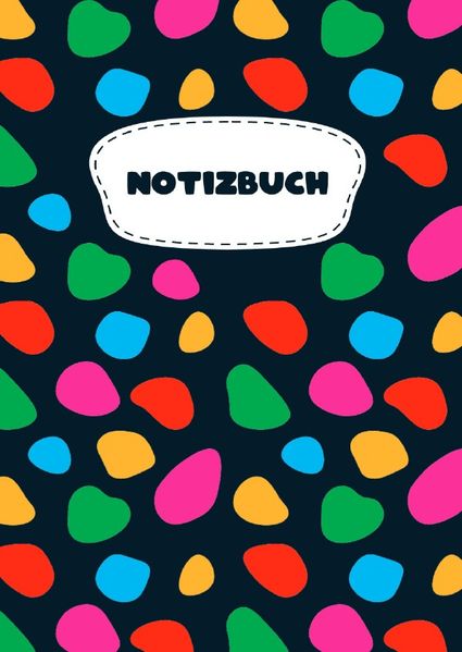 Cover von Notizbuch „Bunte Bubbles“