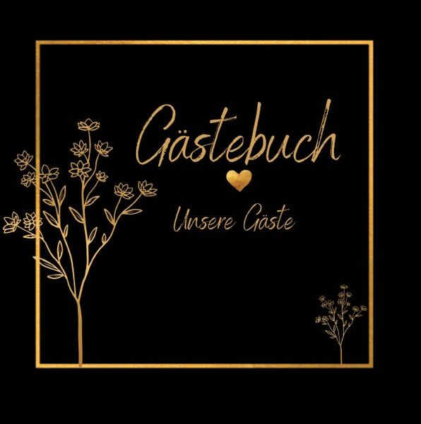 Cover von Gästebuch Hochzeit- Unsere Gäste Black Premium Hardcover