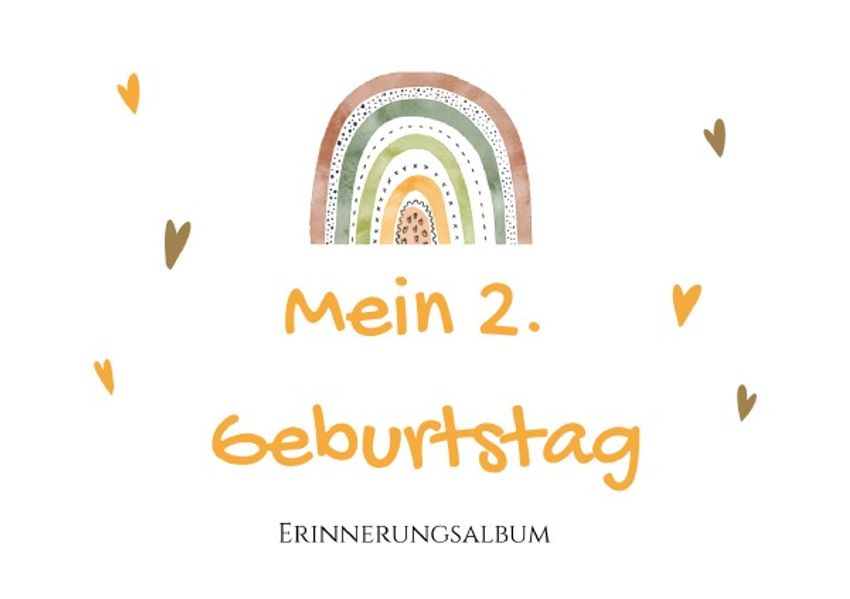 Cover von Erinnerungsalbum/2. Geburtstag – Erinnerungsalbum