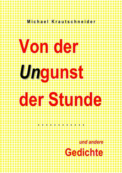 Cover von Von der Ungunst der Stunde