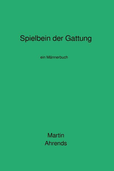 Cover von Spielbein der Gattung
