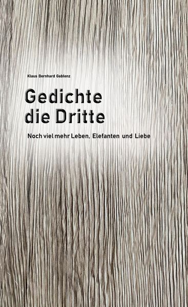 Cover von Gedichte die Dritte