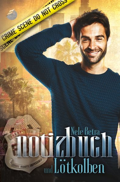 Cover von Notizbuch und Lötkolben