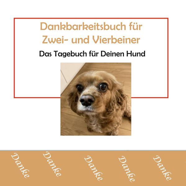 Cover von Dankbarkeitsbuch für Zwei- und Vierbeiner