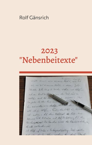 Cover von 2023 – „Nebenbeitexte“
