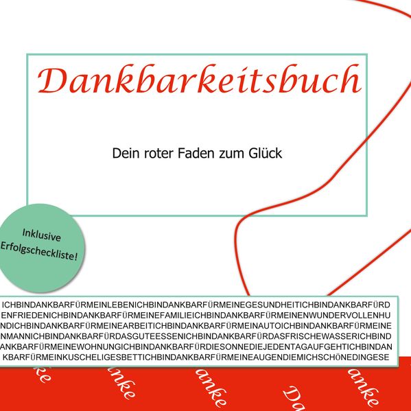 Cover von Dankbarkeitsbuch