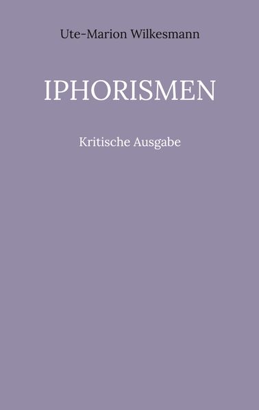 Cover von Iphorismen