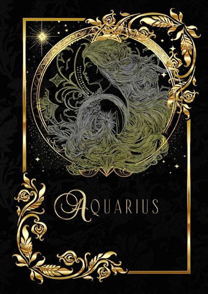 Cover von Zodiac Aquarius Notebook