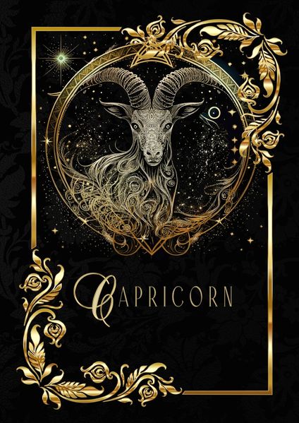 Cover von Astrologie Notizbücher/Zodiac Capricorn Notebook