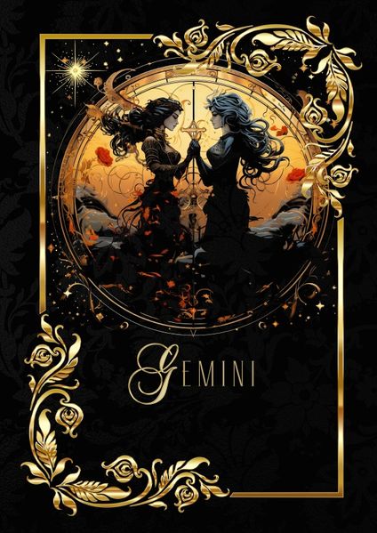 Cover von Astrologie Notizbücher/Zodiac Gemini Notebook