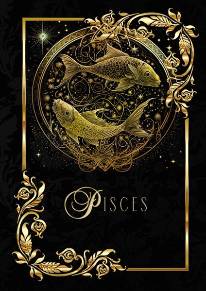 Cover von Astrologie Notizbücher/Zodiac Pisces Notebook