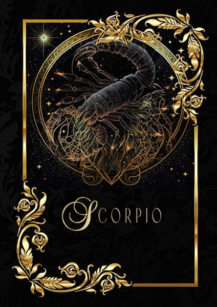 Cover von Astrologie Notizbücher/Zodiac Scorpio Notebook