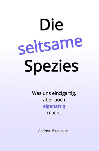 Cover von Die seltsame Spezies