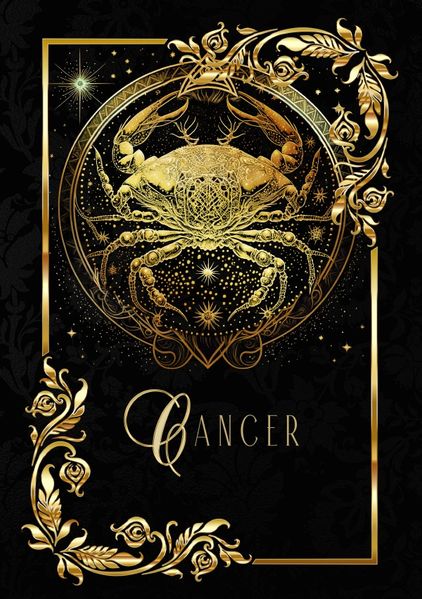 Cover von Zodiac Cancer Notebook