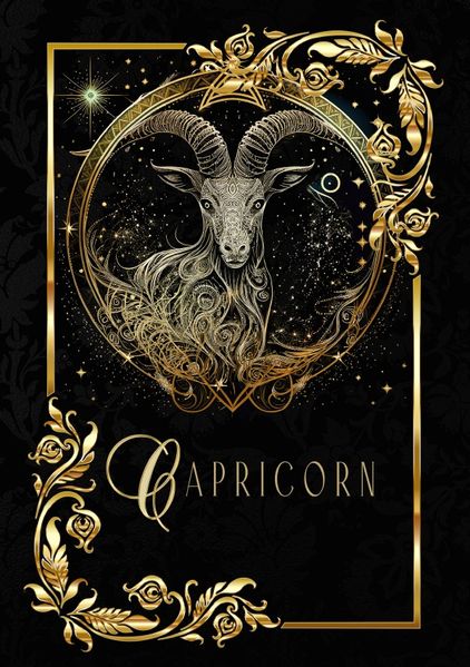 Cover von Zodiac Capricorn Notebook
