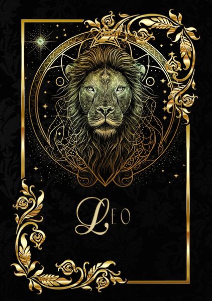 Cover von Zodiac Leo Notebook