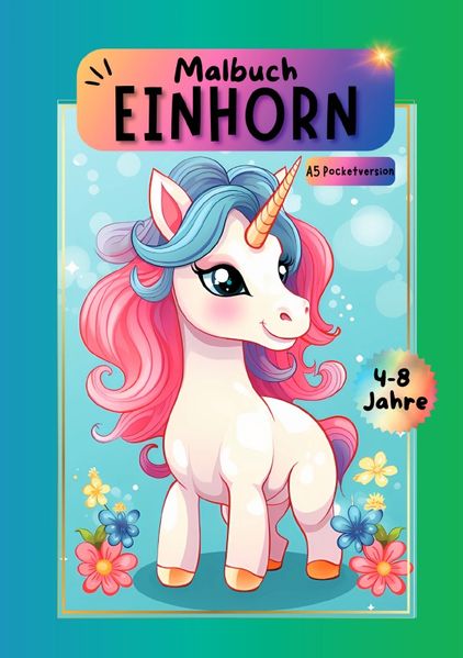 Cover von Malbuch Einhorn