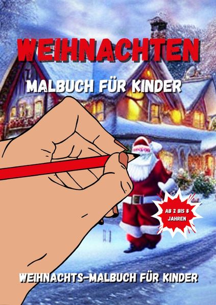 Cover von Coloring Book Christmas/Weihnachten Malbuch für Kinder