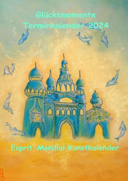 Cover von Kunstkalender 2024 Glücksmomente