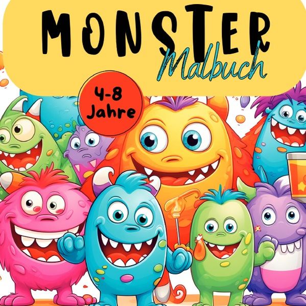 Cover von Monster Malbuch