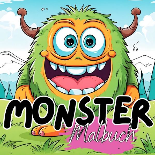 Cover von Malbuch Monster