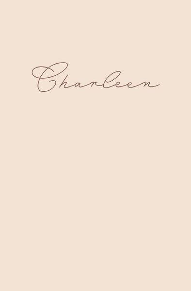 Cover von Charleen – Notizbuch/Tagebuch – klassisch & elegant