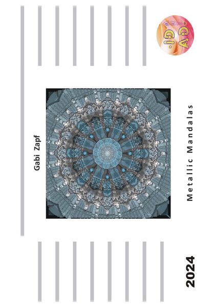 Cover von Metallic Mandalas Kalender