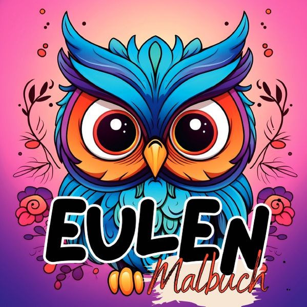 Cover von Malbuch Tiere/Eulen Malbuch