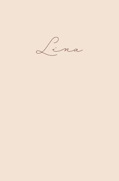 Cover von Lina – Notizbuch/Tagebuch – klassisch & elegant