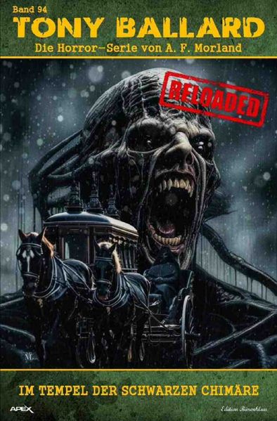 Cover von Tony Ballard – Reloaded, Band 94: Im Tempel der schwarzen Chimäre