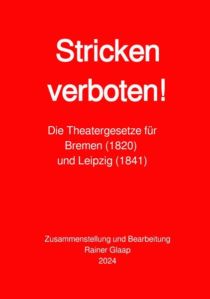 Cover von Stricken verboten!