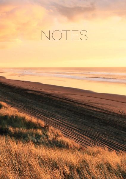 Cover von Notizbuch Dünen