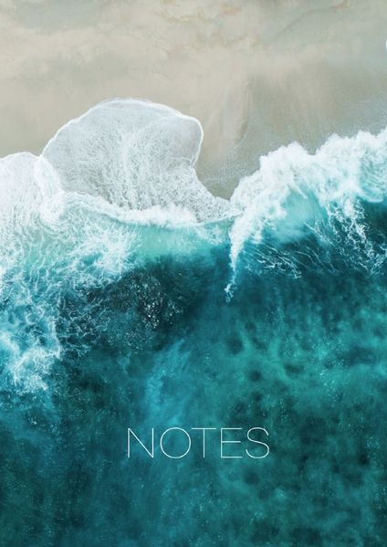 Cover von Notizbuch Strand