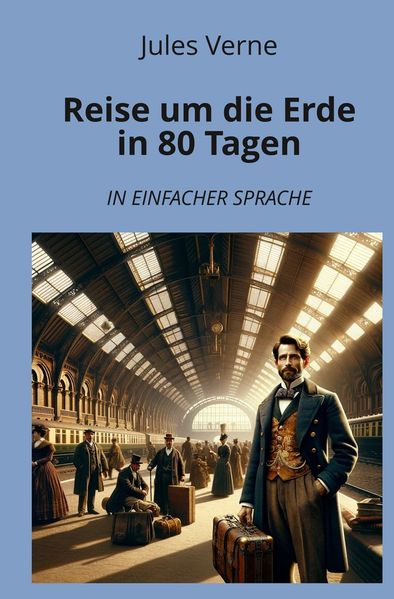 Cover von Reise um die Erde in 80 Tagen: In Einfacher Sprache