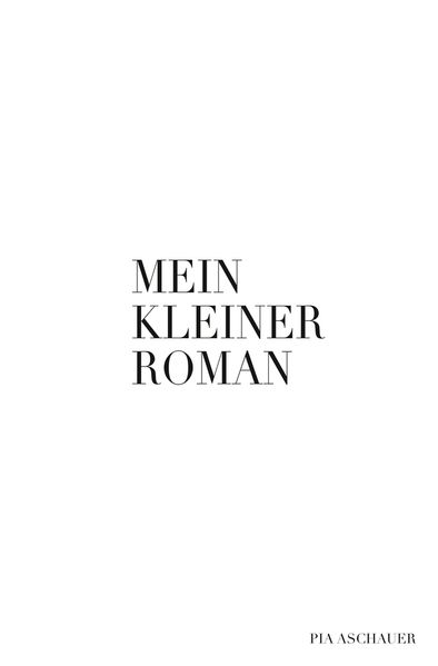 Cover von Mein kleiner Roman