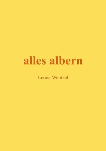 Cover von alles albern