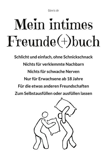 Cover von Mein intimes Freunde plus buch