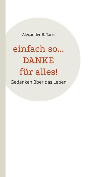 Cover von Einfach so … Danke für alles!