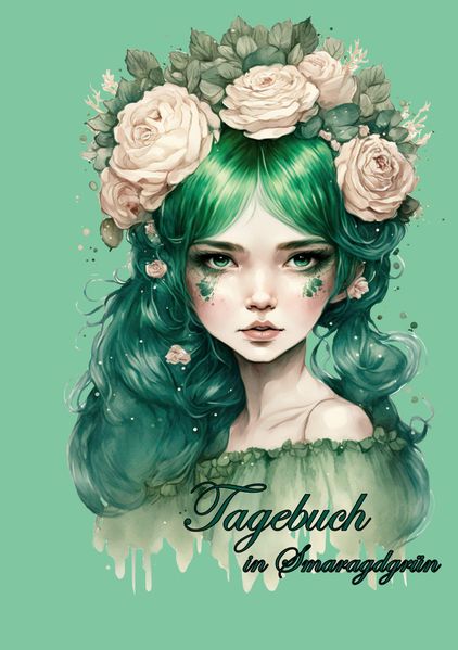 Cover von Tagebuch in Smaragdgrün