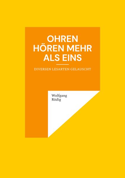 Cover von Ohren hören mehr als eins