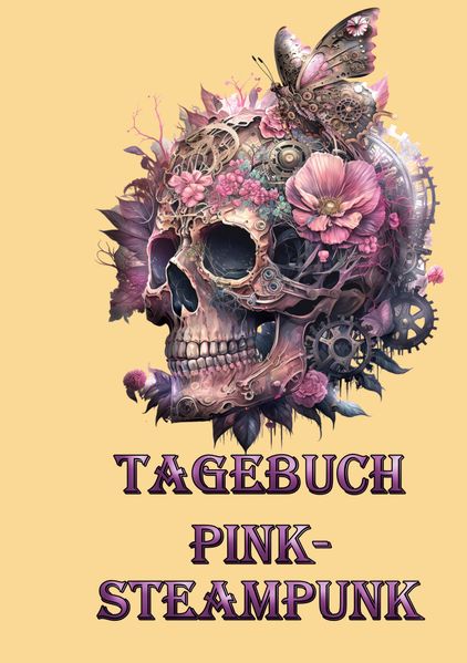 Cover von Tagebuch Pink-Steampunk