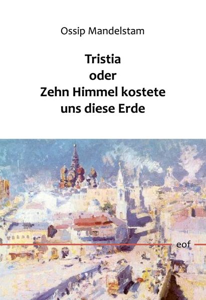 Cover von Tristia oder Zehn Himmel kostete uns diese Erde