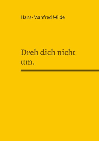 Cover von Dreh dich nicht um