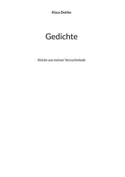 Cover von Gedichte