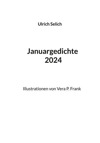 Cover von Januargedichte 2024
