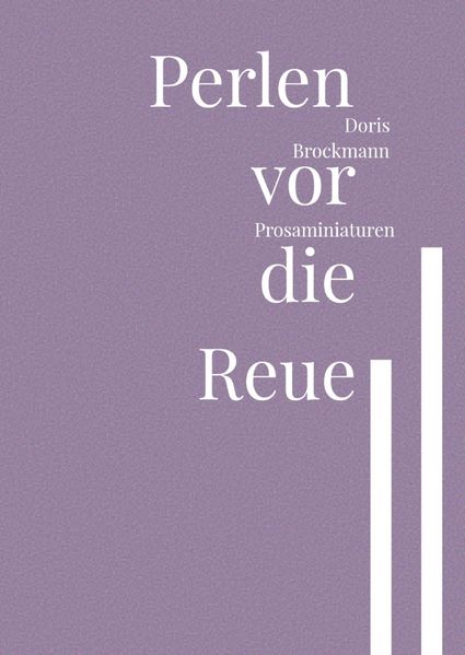 Cover von Perlen vor die Reue
