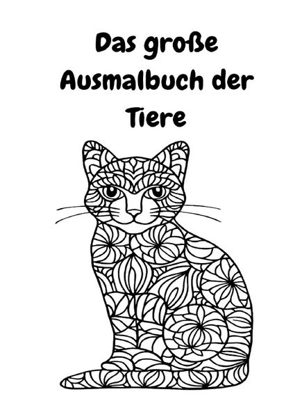 Cover von Das große Ausmalbuch der Tiere
