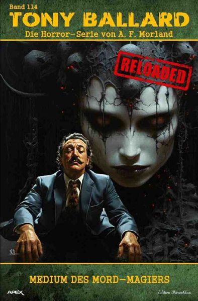 Cover von Tony Ballard – Reloaded, Band 114: Medium des Mord-Magiers