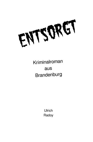 Cover von Entsorgt