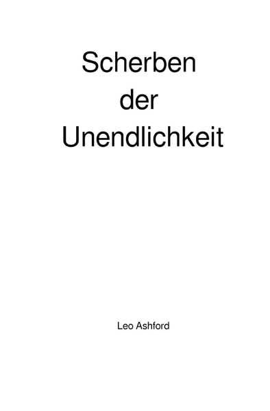 Cover von Scherben der Unendlichkeit